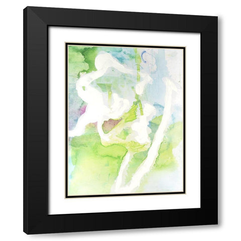 Rising Above II Black Modern Wood Framed Art Print with Double Matting by Combs, Joyce