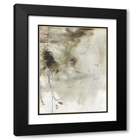 Soft Inspiration IV Black Modern Wood Framed Art Print with Double Matting by Combs, Joyce