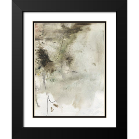 Soft Inspiration IV Black Modern Wood Framed Art Print with Double Matting by Combs, Joyce