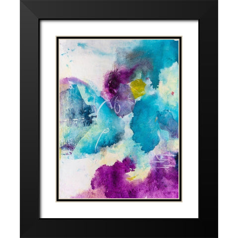 Dreaming I Black Modern Wood Framed Art Print with Double Matting by Combs, Joyce