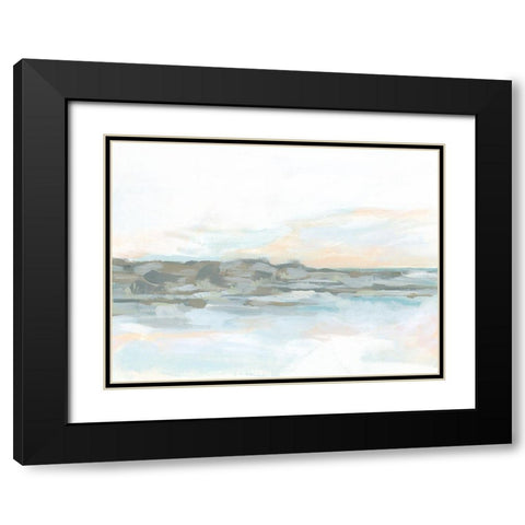 Rock Coast I Black Modern Wood Framed Art Print with Double Matting by Vess, June Erica