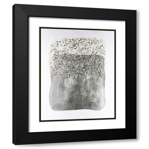 Neoprene I Black Modern Wood Framed Art Print with Double Matting by Lam, Vanna