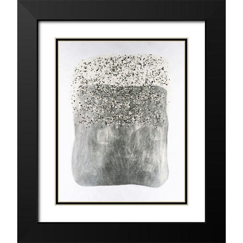 Neoprene I Black Modern Wood Framed Art Print with Double Matting by Lam, Vanna