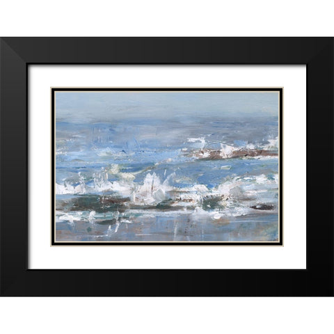 Overcast Tides II Black Modern Wood Framed Art Print with Double Matting by Harper, Ethan