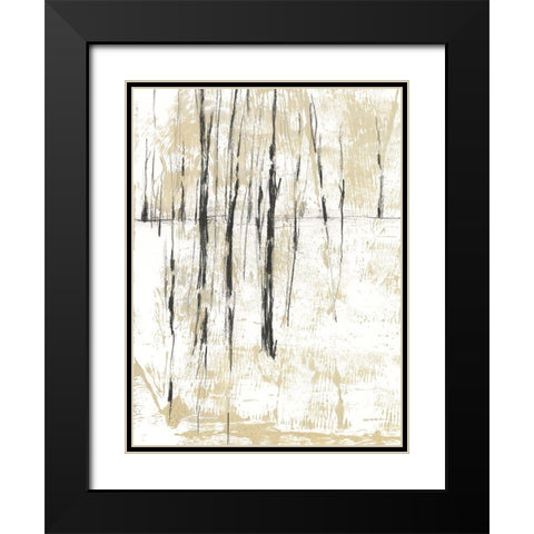 Gilded Forest II Black Modern Wood Framed Art Print with Double Matting by Harper, Ethan