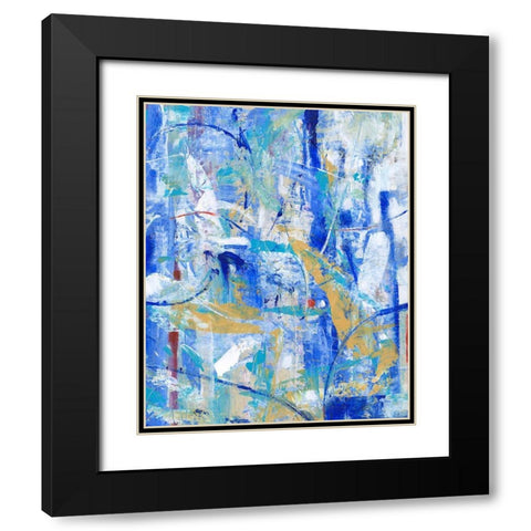 New Spin II Black Modern Wood Framed Art Print with Double Matting by OToole, Tim