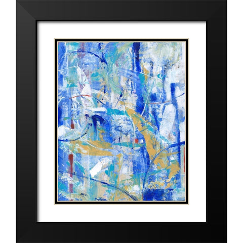 New Spin II Black Modern Wood Framed Art Print with Double Matting by OToole, Tim