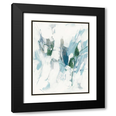 Ice Cavern I Black Modern Wood Framed Art Print with Double Matting by Vess, June Erica