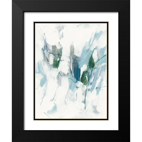 Ice Cavern I Black Modern Wood Framed Art Print with Double Matting by Vess, June Erica
