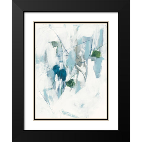 Ice Cavern II Black Modern Wood Framed Art Print with Double Matting by Vess, June Erica