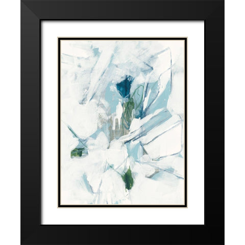 Ice Cavern IV Black Modern Wood Framed Art Print with Double Matting by Vess, June Erica