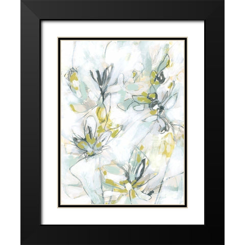 Glacier Garden I Black Modern Wood Framed Art Print with Double Matting by Vess, June Erica