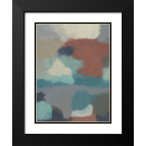 Floating By I Black Modern Wood Framed Art Print with Double Matting by Moore, Regina