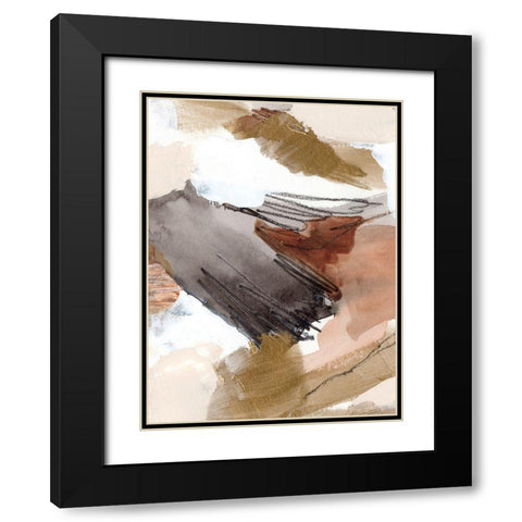 Antique Gold III Black Modern Wood Framed Art Print with Double Matting by Warren, Annie