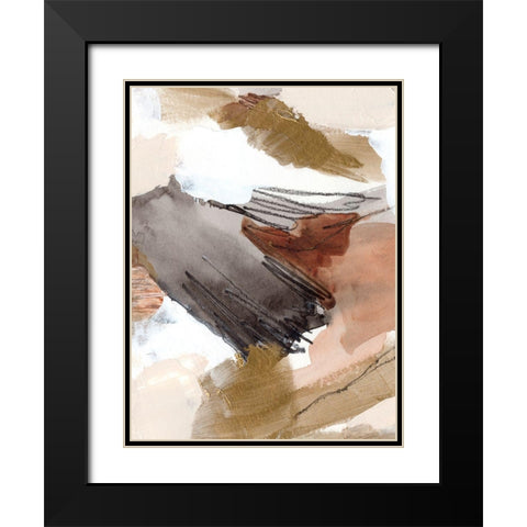 Antique Gold III Black Modern Wood Framed Art Print with Double Matting by Warren, Annie