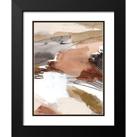 Antique Gold IV Black Modern Wood Framed Art Print with Double Matting by Warren, Annie