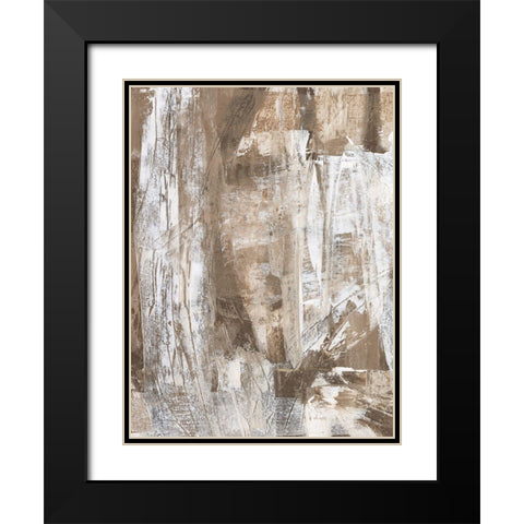 Bronzed I Black Modern Wood Framed Art Print with Double Matting by Moore, Regina