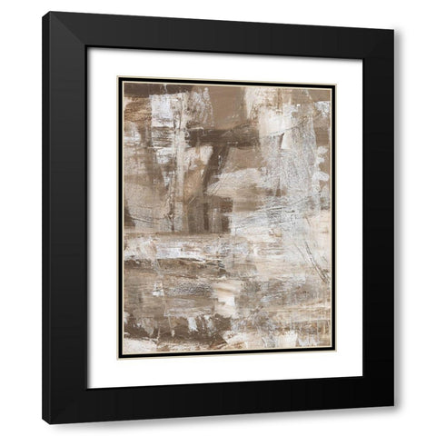 Bronzed II Black Modern Wood Framed Art Print with Double Matting by Moore, Regina