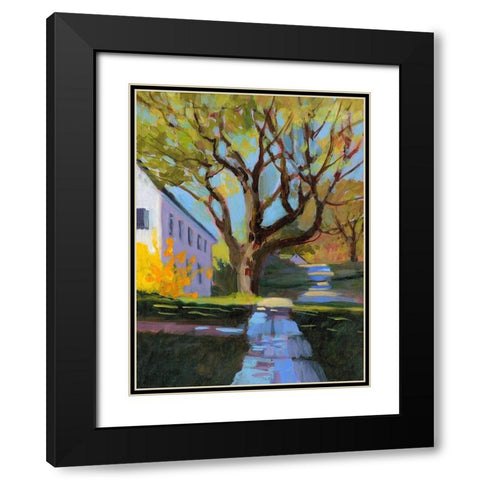 Spring in New England Black Modern Wood Framed Art Print with Double Matting by Sweetwater