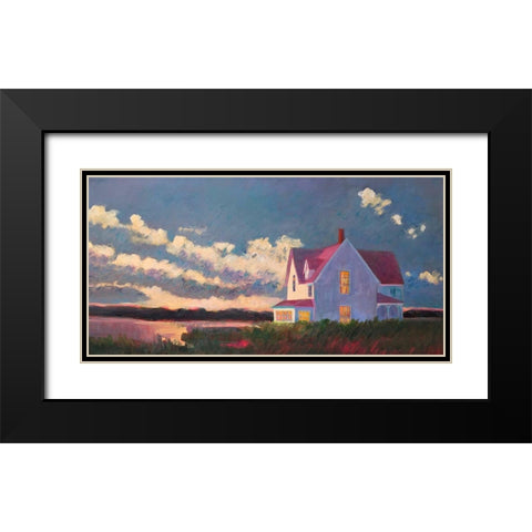 Before the Storm Black Modern Wood Framed Art Print with Double Matting by Sweetwater