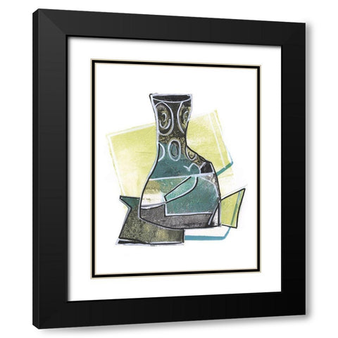 Jubilee Jugs I Black Modern Wood Framed Art Print with Double Matting by Combs, Joyce