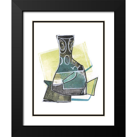 Jubilee Jugs I Black Modern Wood Framed Art Print with Double Matting by Combs, Joyce