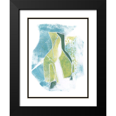 Jubilee Jugs III Black Modern Wood Framed Art Print with Double Matting by Combs, Joyce