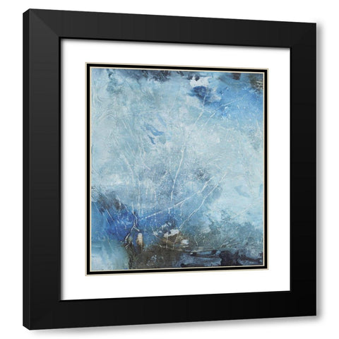 Coastal Seas III Black Modern Wood Framed Art Print with Double Matting by Combs, Joyce