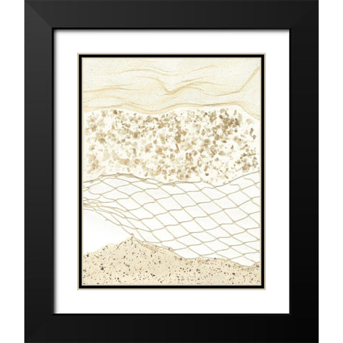 Coast Away I Black Modern Wood Framed Art Print with Double Matting by Lam, Vanna