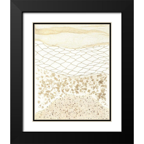 Coast Away II Black Modern Wood Framed Art Print with Double Matting by Lam, Vanna