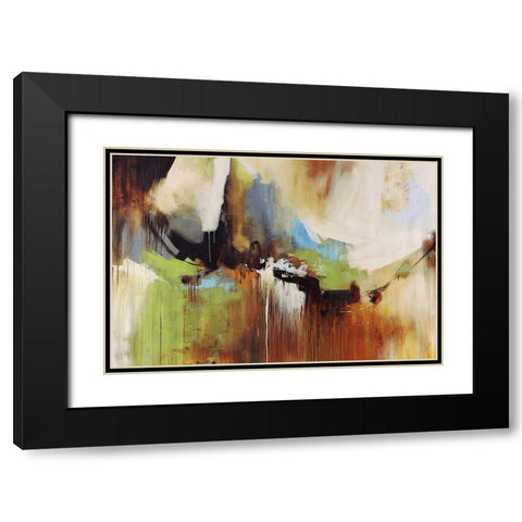 Sienna Black Modern Wood Framed Art Print with Double Matting by Edmunds, Sydney