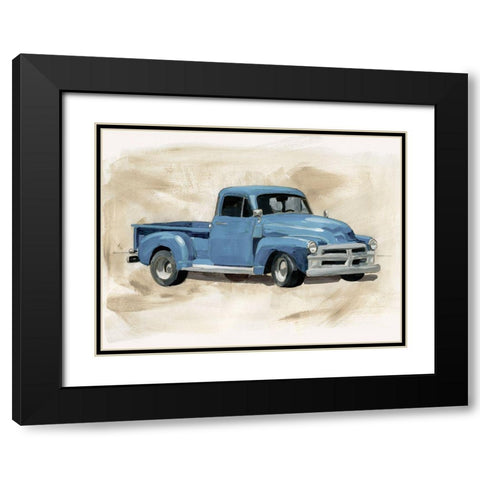 Pickup I Black Modern Wood Framed Art Print with Double Matting by Barnes, Victoria