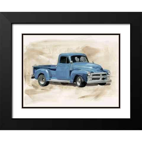Pickup I Black Modern Wood Framed Art Print with Double Matting by Barnes, Victoria