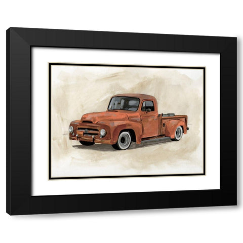 Pickup IV Black Modern Wood Framed Art Print with Double Matting by Barnes, Victoria