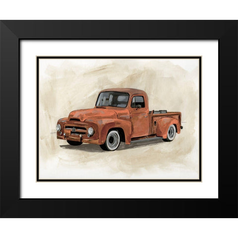 Pickup IV Black Modern Wood Framed Art Print with Double Matting by Barnes, Victoria