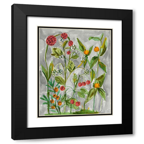 Dear Nature II Black Modern Wood Framed Art Print with Double Matting by Wang, Melissa