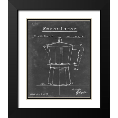 Morning Routine VI Black Modern Wood Framed Art Print with Double Matting by Harper, Ethan