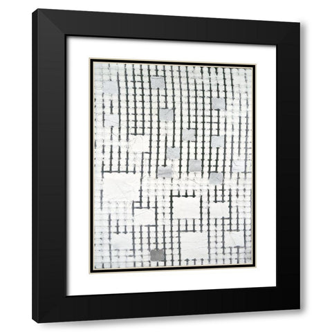 Gossamer I Black Modern Wood Framed Art Print with Double Matting by Lam, Vanna