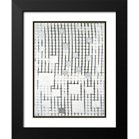 Gossamer I Black Modern Wood Framed Art Print with Double Matting by Lam, Vanna