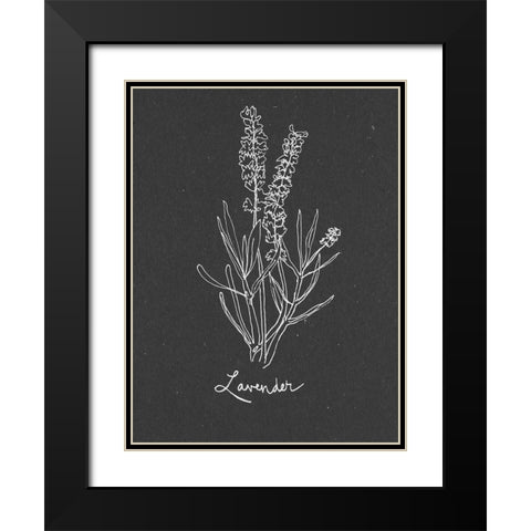 Scent Garden II Black Modern Wood Framed Art Print with Double Matting by Sizemore, Natalie
