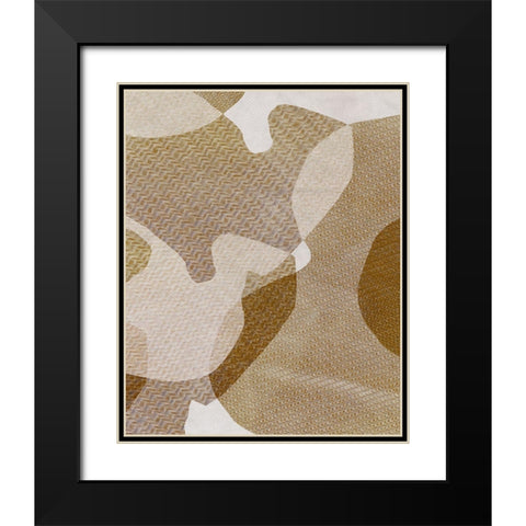 Texture Desert II Black Modern Wood Framed Art Print with Double Matting by Sizemore, Natalie