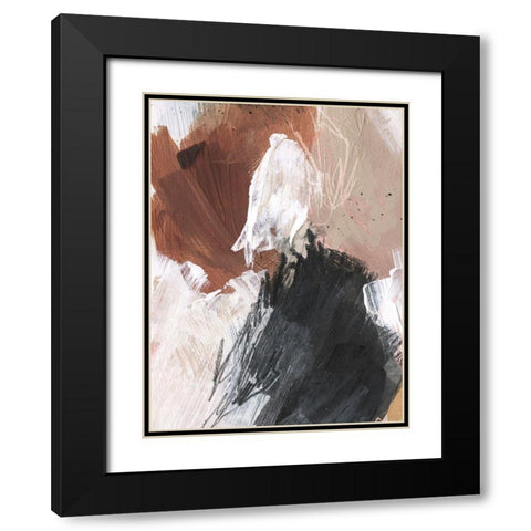 Unbleached Neutrals II Black Modern Wood Framed Art Print with Double Matting by Parker, Jennifer Paxton