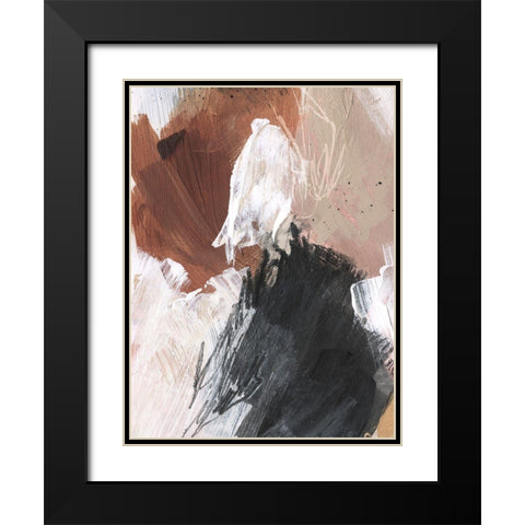 Unbleached Neutrals II Black Modern Wood Framed Art Print with Double Matting by Parker, Jennifer Paxton