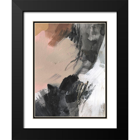 Unbleached Neutrals V Black Modern Wood Framed Art Print with Double Matting by Parker, Jennifer Paxton