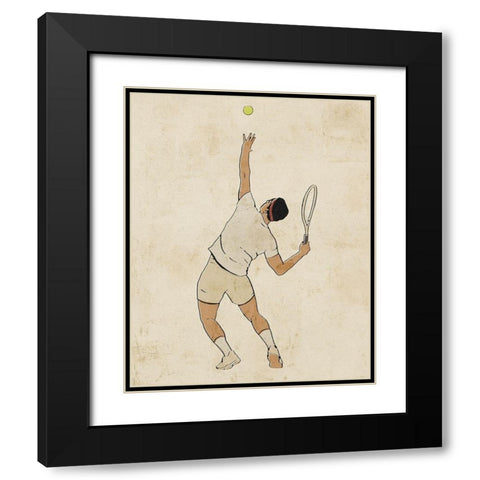 Sportsman I Black Modern Wood Framed Art Print with Double Matting by Barnes, Victoria
