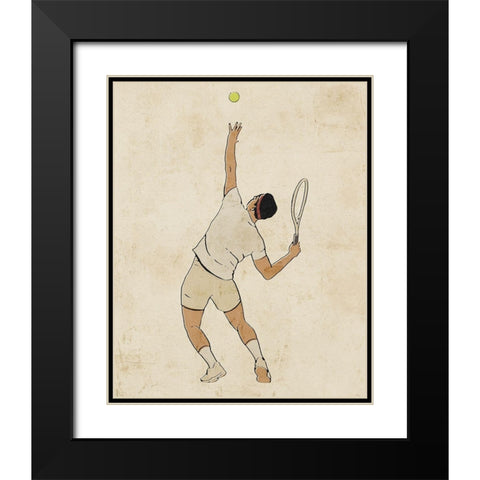 Sportsman I Black Modern Wood Framed Art Print with Double Matting by Barnes, Victoria