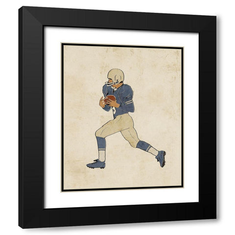 Sportsman III Black Modern Wood Framed Art Print with Double Matting by Barnes, Victoria