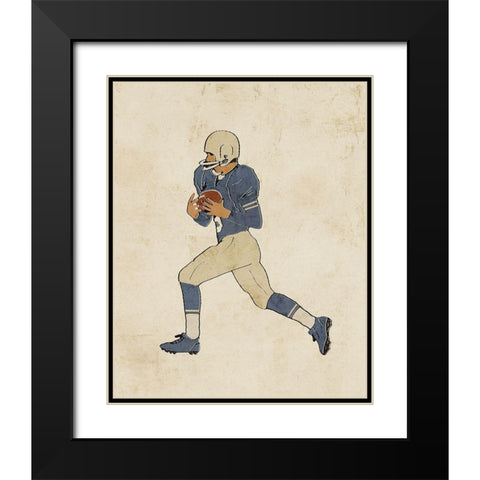 Sportsman III Black Modern Wood Framed Art Print with Double Matting by Barnes, Victoria