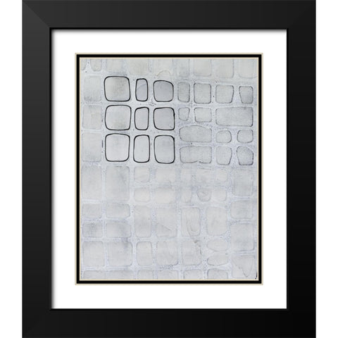 Lumen Colour I Black Modern Wood Framed Art Print with Double Matting by Lam, Vanna