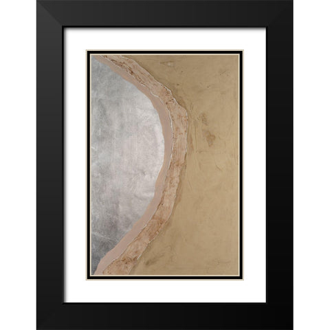 Silver Lake I Black Modern Wood Framed Art Print with Double Matting by Willett, Michael